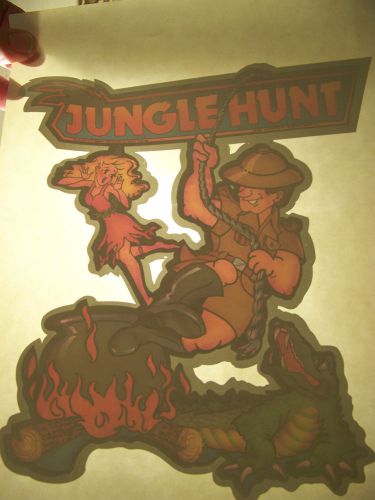 &#034;Jungle Hunt&#034;, Vintage Transfer (Iron-on heat transfer only)