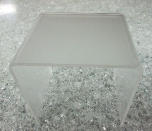 Quantity 1 Frosted Acrylic Risers P95  1/8&#034; 8&#034; x8&#034; x8&#034;