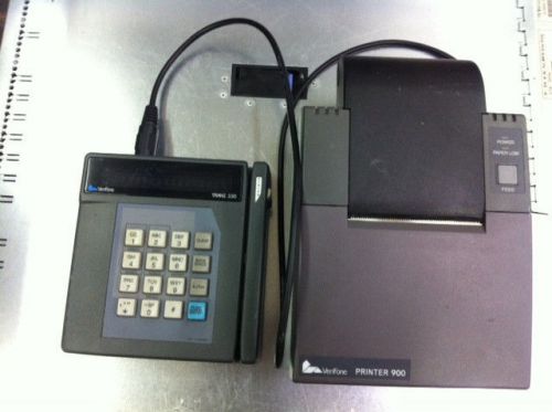 Verifone Tranz 330 Credit Card Machine &amp; Verifone Printer 900