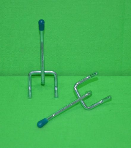 30 PIECE 2&#034; PEGBOARD HOOK LOT (FITS 1/8&#034; PEGBOARD) RUBBER TIPPED (BRAND NEW)!!!