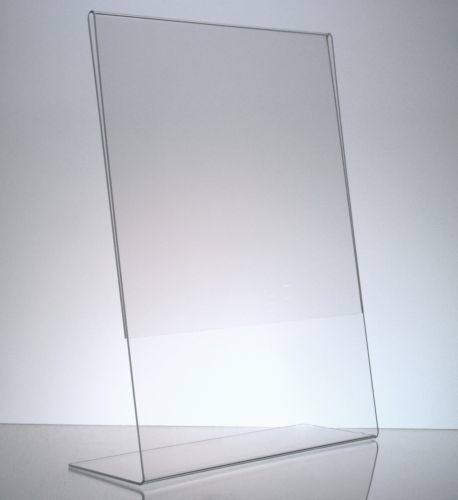 250 Acrylic 8.5&#034; x 11&#034; Slanted Picture Frame / Sign Holders