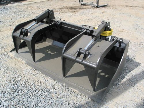 Bobcat skid steer bucket grapple 66&#034; attachment quick attach shipping 199.00 for sale