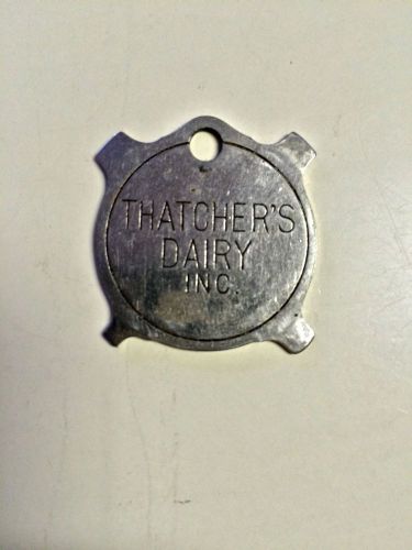 Thatcher&#039;s dairy keychain/screwdriver made in usa for sale