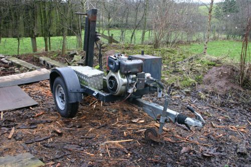Log Splitter  firewood processor Diesel Trailered