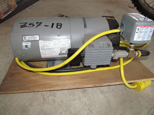 Thamas air compressor 3/4hp part # 2-164551-03 with regulator and 115v plug-in for sale