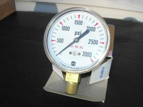 US Gauge 3000 psi Pressure Gauge