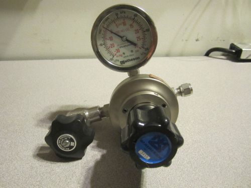 Matheson 3455 Stainless Steel Regulator - 500 psi - Good Used Condition