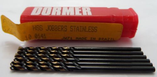 Dormer Lot of 6 New 5/64 Drill Bits HSS Jobbers JW71 Made in Brazil New