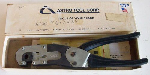Astro Tool Controlled Cycle Hex Die Crimping Tool 612648 NIB