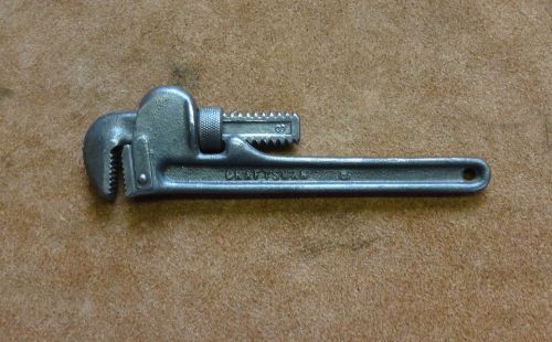 VINTAGE CRAFTSMAN 8&#034; PIPE WRENCH IN GOOD CONDITION U.S.A.