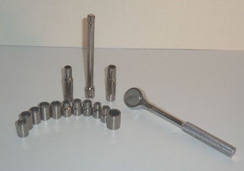 Thorsen wrench and 14pc Craftsman sockets