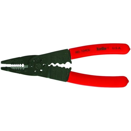 8 1/4&#034; wire stripper &amp; cutter w cushion grip handles [id 48929] for sale