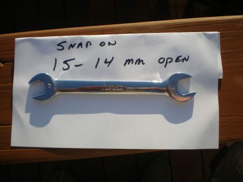 SNAP ON TOOLS 14MM-15MM OPEN END WRENCH