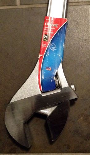 Crescent 24 inch adjustable wrench ~ ac124 ~ made in u.s.a for sale
