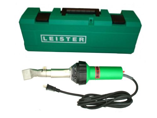 Leister triac s hot air welder gun in carrying case with 40mm nozzle for sale