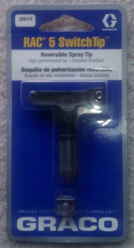 286419 New Genuine Graco RAC V Reversible Switch Tip Size 419 Airless with seal