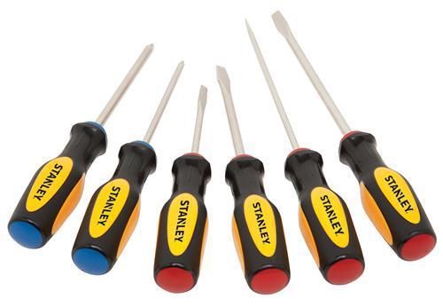 Stanley # 60-060 standard fluted screwdriver set 6-piece brand new for sale