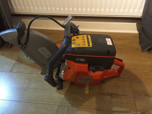 Husqvarna k760 petrol power cutter 2014 model only started to test 12&#034; for sale