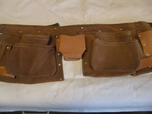 NEW MILITARY  SURPLUS LEATHER  TOOL BELTS  NICE