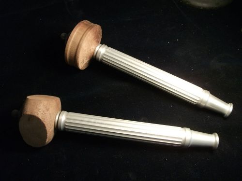 PAIR OF CUSTOM TAP HANDLES W/UNFINISHED WALNUT TOPPERS LOT OF 2 NEW