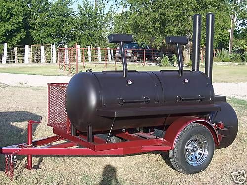 New bbq pit smoker and charcoal grill trailer for sale