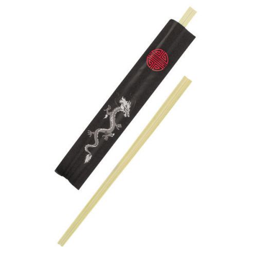 Paderno World Cuisine Disposable Wrapped Bamboo Chopsticks (Pack of 50) Set of 5
