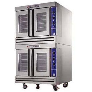 Bakers bco-g2 convection oven, full size, gas, double deck, cyclone series, 60,0 for sale