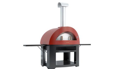 Business- alfa forno allegro italian wood fired oven &amp; cart - red 3y warranty for sale