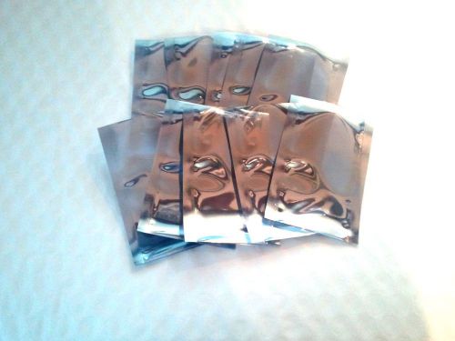 10 Silver Gray ESD Anti Static Shielding Bags 1.5&#034; x 3&#034; Same Day Shipping
