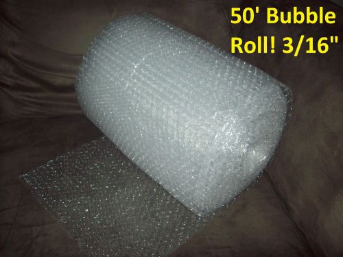 50 Foot Bubble Wrap/Roll! SMALL 3/16&#034; Bubble! Perforated Every 12&#034;