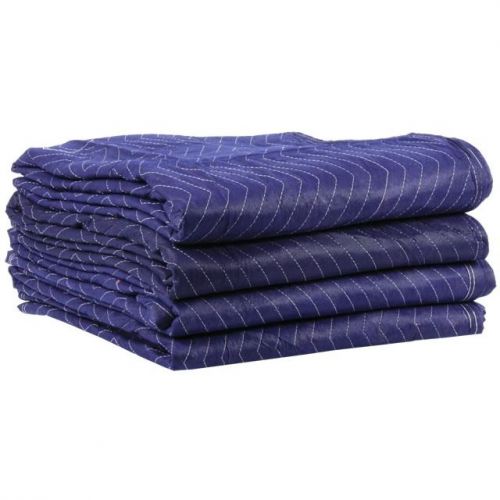 4 economy moving blanket 72x80&#034; 43# professional quilted moving blankets for sale