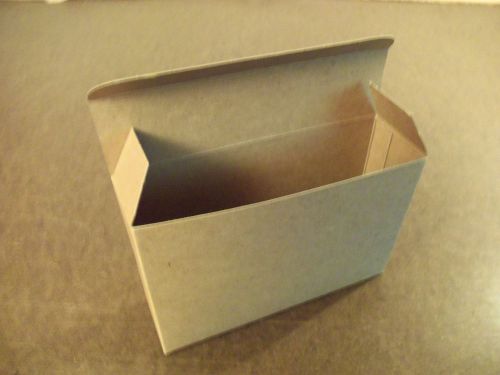 6 3/8&#034; x 1 3/4&#034; x 4 1/8&#034; Kraft Folding Chipboard Box With Auto Bottom (Qty-500)