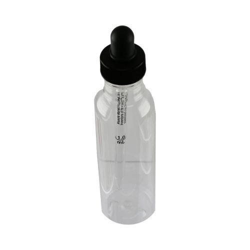 4 oz plastic bottle with 1ml glass eye dropper - school, hobbies, paint, dye for sale