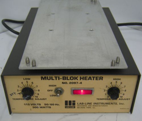 2097-4 Lab Line Instruments 120V Multi-Blok Heater!