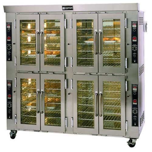 Doyon ja28g natural gas jet air double deck convection oven used for sale