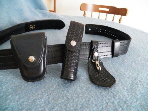 Safariland XL Utility Belt with Don Hume &amp; Bianchi attachments