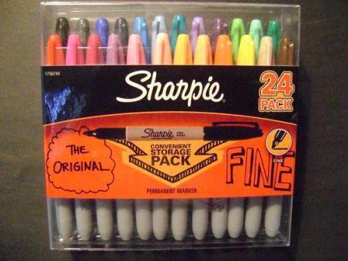 SHARPIE Permanent Markers 24 Pack Fine Point ~ Markers