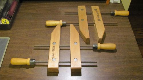 Two Craftsman 10&#034; Wood Clamps