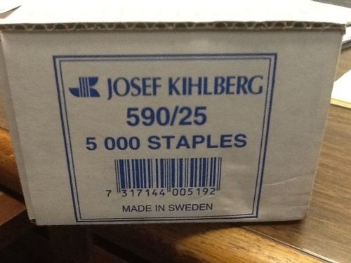 Josef Kihlberg JK590/25 STAPLES 5,000 ct box  !!! FREE SHIPPING !!!!