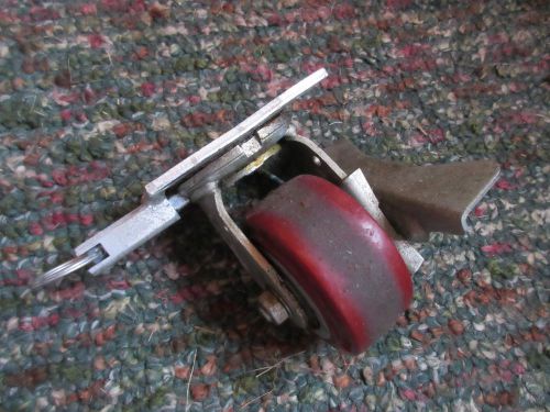 Colson heavy duty 4 x 2 swivel or locking directional side braking caster  used for sale