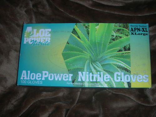Aloe Power Nitrile Gloves - XLARGE