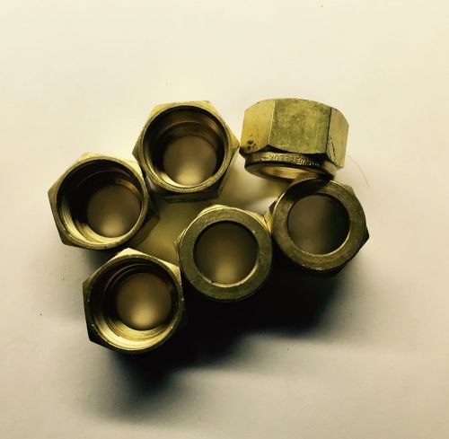 Swagelok Brass B-812-1 1/2&#034; Nut [Lot of 24]