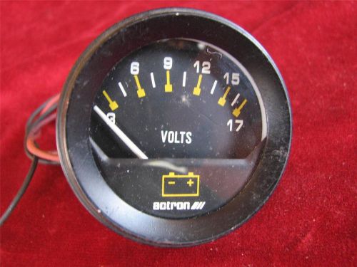 Volt Meter Actron 0-17v Voltmeter Illuminated