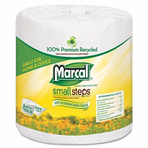 Marcal 100% Premium Recycled Two-Ply Toilet Paper, 80 Rolls (MRC4580)