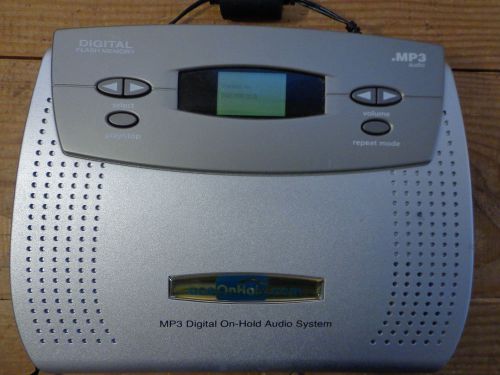 MP3 Digital On-Hold Audio System - Digital Flash Memory - Parts/Repair Use Only!