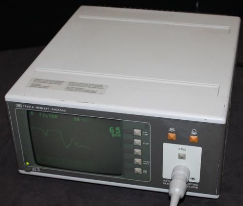 HP 78351A EKG ECG Patient Monitor 3 Lead Trunk Free Shipping!