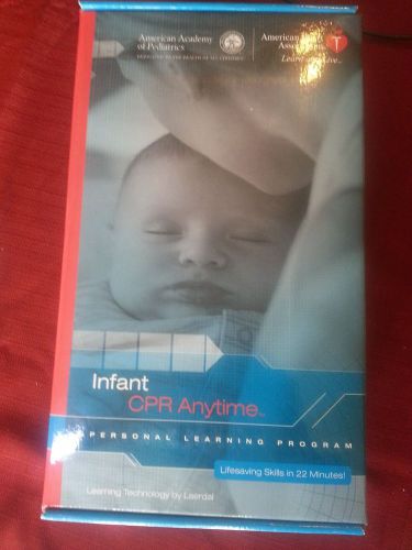 Infant CPR Anytime Personal Learning Program &amp; DVD Light Skin - Sealed Brand New