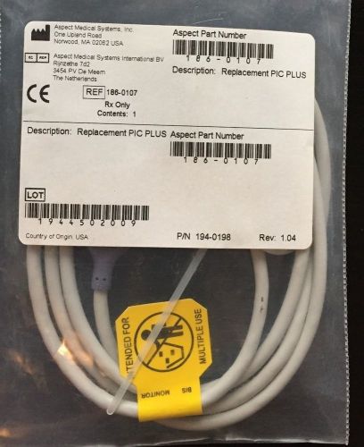 ASPECT Patient interface cable (PIC) for BISx Part#186-0107/NEW