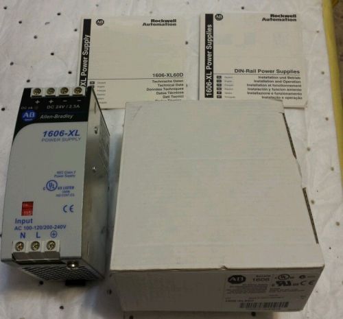 Ab allen bradley 1606-xl120d power supply new in original box 1606xl120d for sale