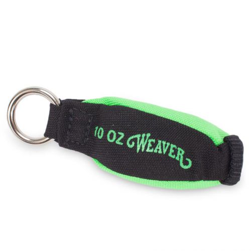 Weaver bullet throw weights 10 oz,green/black,offers easy rope attachment for sale